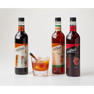 imageDaVinci Gourmet Smoked Old Fashioned Bundle with Old Fashioned Syrup Grenadine Syrup and Natural Cinnamon Bark Syrup