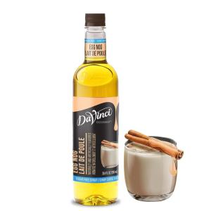 imageDaVinci Gourmet SugarFree French Vanilla Syrup 254 Fl Oz Pack of 4Egg Nog