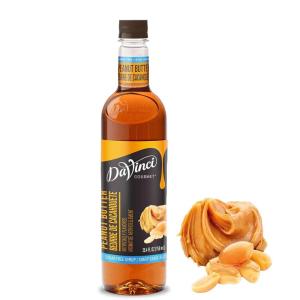imageDaVinci Gourmet SugarFree French Vanilla Syrup 254 Fl Oz Pack of 4Peanut Butter