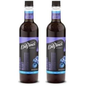 imageDaVinci Gourmet SugarFree French Vanilla Syrup 254 Fl Oz Pack of 4SUGAR FREE BLUEBERRY