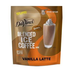 imageDaVinci Gourmet Caramel Blended Iced Coffee Mix 3 Pound Pack of 1Vanilla Latte