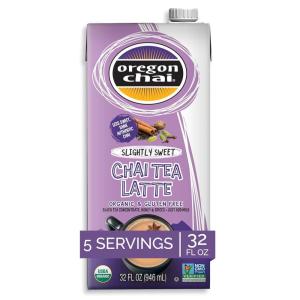 imageOregon Chai Original Chai Concentrate 32 Fl Oz Pack of 1 ampamp DaVinci Gourmet Classic Vanilla Syrup 254 Fl Oz Pack of 1 Vanilla Chai Tea Bundle PackSLIGHTLY SWEET