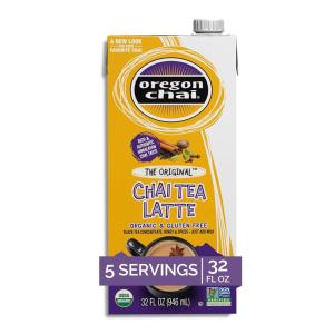 imageOregon Chai Original Chai Concentrate 32 Fl Oz Pack of 1 ampamp DaVinci Gourmet Classic Vanilla Syrup 254 Fl Oz Pack of 1 Vanilla Chai Tea Bundle PackORIGINAL