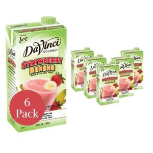 imageDaVinci Gourmet Mango Mania Smoothie 64 Fluid Ounce Pack of 6Strawberry Banana
